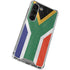 South Africa Flag Distressed Galaxy S23 Clear Case